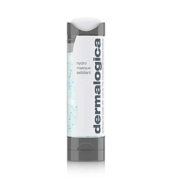 Dermalogica Hydro masque exfoliant 50ml  Hydrating and exfoliating five-minute masque smoothes and renews for luminous, healthy-looking skin.  Exfoliating Bamboo primes skin for optimal hydration.