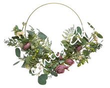 Load image into Gallery viewer, Christmas Rose Wreath With Frosted Finish  A Styilsh Christmas Rose Wreath With Frosted Finish To Really Bring Christmas To Your Front Door.  Dia 40 x 40cm
