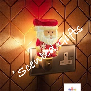 Ceramic Plug In Burner    Ceramic Plug In Warmer In A Cute Santa Design  UK Mains Powered. santa