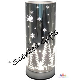 Touch Aroma Lamp    Metal Touch Aroma Lamp In a Stunning Festive Design Simply Touch To Turn On And Off.  UK Mains Powered, Suitable for Oils and Wax Melts