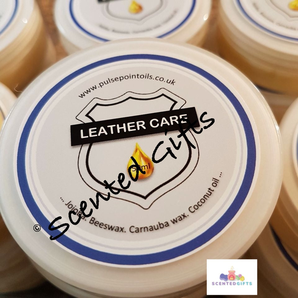 Leather care balsam for bike wear, furniture wax, horse riding leather care