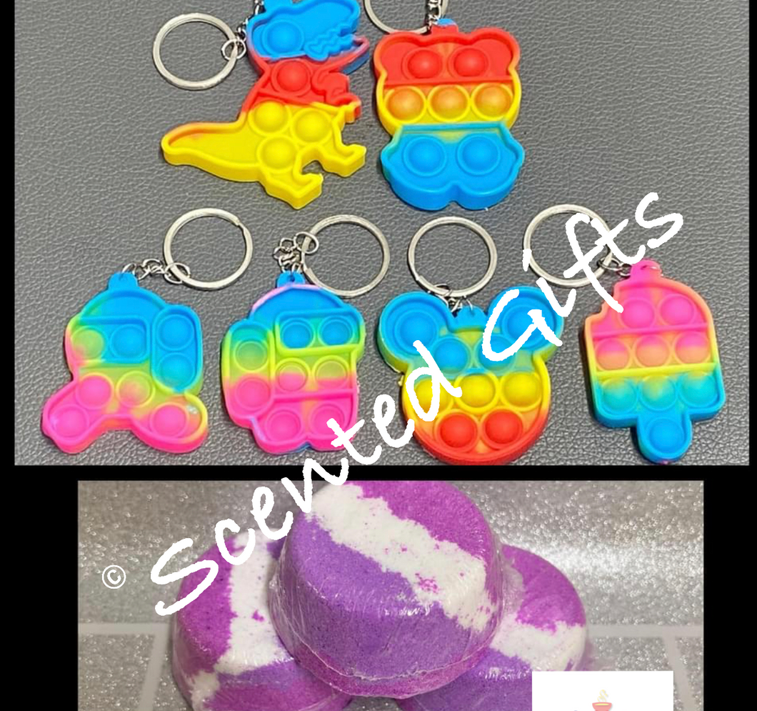 Poppit Keyring bath bomb